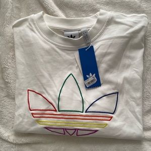New adidas rainbow shirt